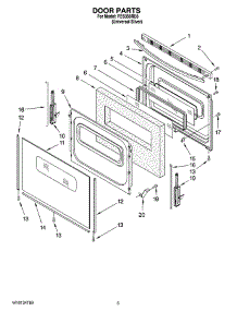 04 - Door Parts parts for Roper Range FES356RD3 from AppliancePartsPros.com