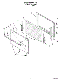 05 - Door Parts, Optional Parts parts for Roper Range FEP310KW6 from AppliancePartsPros.com