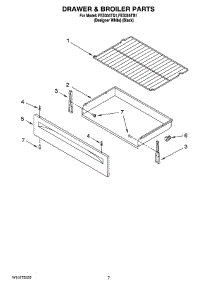 05 - Drawer & Broiler Parts, Optional Parts parts for Roper Range FES355TB1 from AppliancePartsPros.com