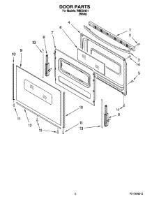 05 - Door Parts, Optional Parts parts for Roper Range RME30101 from AppliancePartsPros.com