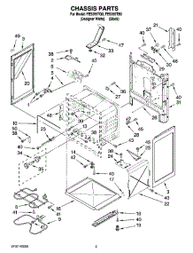 03 - Chassis Parts parts for Roper Range FES355TB0 from AppliancePartsPros.com