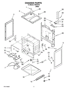 03 - Chassis Parts parts for Roper Range RME30100 from AppliancePartsPros.com