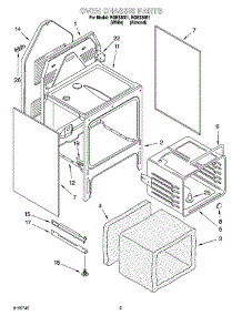 04 - Oven Chassis Parts parts for Roper Range RGE33081 from AppliancePartsPros.com