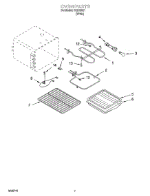 05 - Oven Parts, Miscellaneous Parts parts for Roper Range RGE23301 from AppliancePartsPros.com