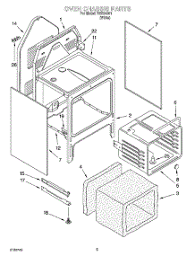04 - Oven Chassis Parts parts for Roper Range RGE34301 from AppliancePartsPros.com