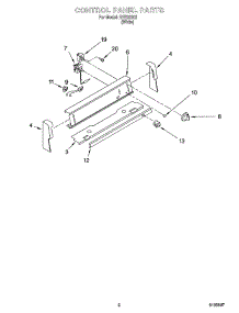 02 - Control Panel Parts parts for Roper Range REE32302 from AppliancePartsPros.com