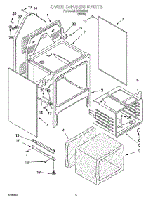 04 - Oven Chassis Parts parts for Roper Range REE32302 from AppliancePartsPros.com
