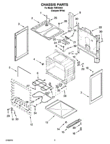03 - Chassis Parts parts for Roper Range RME32303 from AppliancePartsPros.com