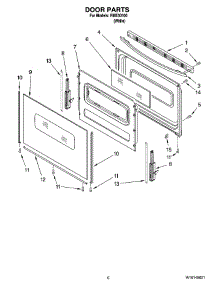 05 - Door Parts, Optional Parts parts for Roper Range RME30100 from AppliancePartsPros.com