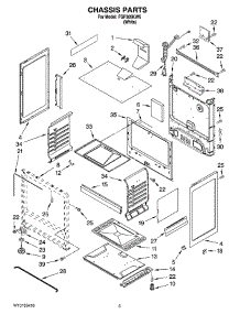 04 - Chassis Parts parts for Roper Range FGP305KW6 from AppliancePartsPros.com