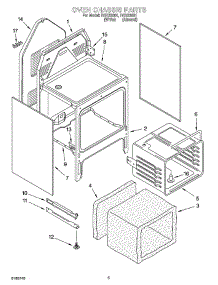 04 - Oven Chassis Parts parts for Roper Range RGE23081 from AppliancePartsPros.com