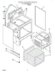 04 - Oven Chassis parts for Roper Range REE31300 from AppliancePartsPros.com