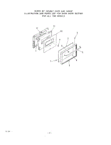 05 - Pedestal parts for Roper Range 1745W0A from AppliancePartsPros.com