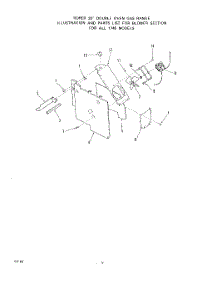 07 - Control Panel parts for Roper Range 1745W0A from AppliancePartsPros.com