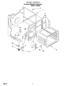 05 - Oven parts for Roper Range FES310BL1 from AppliancePartsPros.com