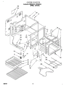 03 - Oven parts for Roper Range FEP320BL1 from AppliancePartsPros.com