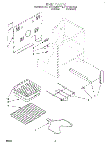05 - Optional parts for Roper Range FEP320YW2 from AppliancePartsPros.com