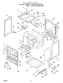 03 - Chassis parts for Roper Range FES330GQ1 from AppliancePartsPros.com