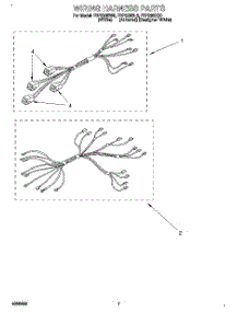 05 - Wiring Harness, Lit / Optional parts for Roper Range FEP330BW0 from AppliancePartsPros.com