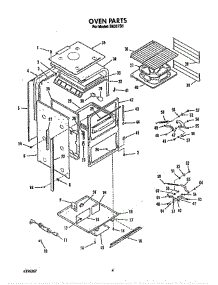 Oven parts for Roper Oven B6307B1 from AppliancePartsPros.com