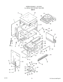 03 - Body Section parts for Roper Oven B4007X0 from AppliancePartsPros.com