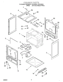 03 - Chassis parts for Roper Range FEP330GW1 from AppliancePartsPros.com