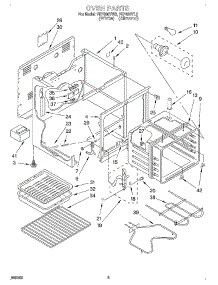 03 - Oven parts for Roper Range FEP330YW2 from AppliancePartsPros.com