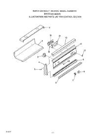 03 - Control Section, Lit / Optional parts for Roper Oven B6307X0 from AppliancePartsPros.com