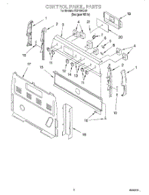 02 - Control Panel parts for Roper Range FEP330EQ0 from AppliancePartsPros.com