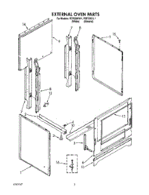 02 - External Oven parts for Roper Range FEP330VW1 from AppliancePartsPros.com