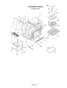 05 - Cook Top parts for Roper Range D5257X2 from AppliancePartsPros.com