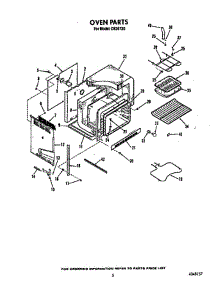 Oven parts for Roper Range D5257X0 from AppliancePartsPros.com