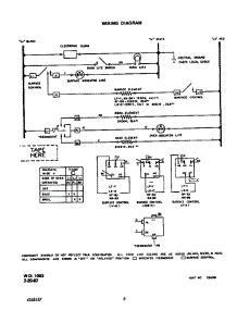 Wiring Diagram parts for Roper Range D5257X0 from AppliancePartsPros.com