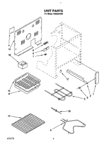 05 - Unit, Lit / Optional parts for Roper Range FES355YW0 from AppliancePartsPros.com