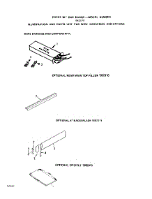 02 - Main Top parts for Roper Range S4257W0 from AppliancePartsPros.com