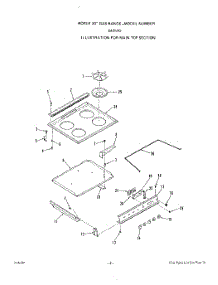03 - Body Section parts for Roper Range S4257W0 from AppliancePartsPros.com
