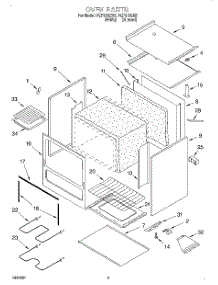 02 - Oven parts for Roper Range FEP210EW2 from AppliancePartsPros.com