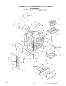 03 - Power Lock parts for Roper Range S8757W0 from AppliancePartsPros.com