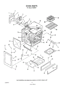 06 - Oven parts for Roper Range F8958W1 from AppliancePartsPros.com