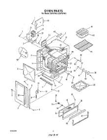03 - Oven parts for Roper Range S8757W3 from AppliancePartsPros.com