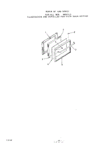 08 - Section parts for Roper Range 1425W1A from AppliancePartsPros.com
