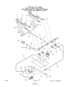 06 - Body parts for Roper Range 1305W3A from AppliancePartsPros.com