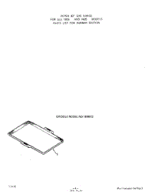 05 - Griddle parts for Roper Range 1405W0A from AppliancePartsPros.com