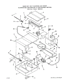 07 - Oven Body parts for Roper Range 1395W3A from AppliancePartsPros.com