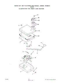 04 - Broiler And Oven Burner parts for Roper Range 1456W2A from AppliancePartsPros.com