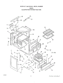 06 - Body parts for Roper Range F4397W0 from AppliancePartsPros.com
