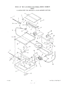 05 - Oven Body parts for Roper Range 1456W2A from AppliancePartsPros.com