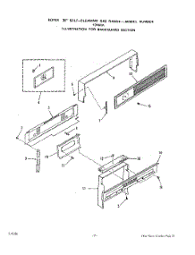 03 - Main Top parts for Roper Range 1346W0A from AppliancePartsPros.com