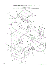 05 - Oven Body parts for Roper Range 1456X1A from AppliancePartsPros.com