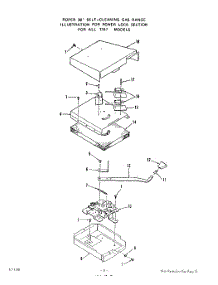 06 - Broiler And Oven Burner parts for Roper Range 1347W0A from AppliancePartsPros.com